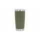 Pack 2pcs Thermos Stainless Steel SS304 Insulated Mug with Lid Double Wall Orange Green 20oz 590ml