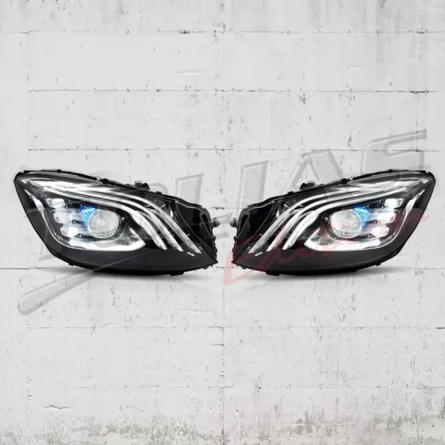 Headlights Full LED suitable for Mercedes S-Class W222 Maybach X222 (2013-2017) Facelift Look