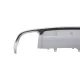 Rear Bumper Valance Diffuser suitable for Audi A6 4G S-Line Facelift (2015-2018) Limousine Avant S6 Design