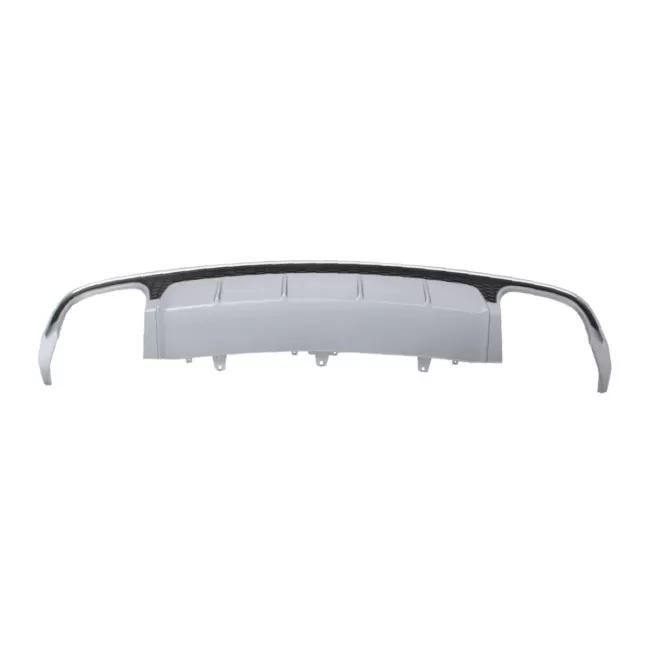 Rear Bumper Valance Diffuser suitable for Audi A6 4G S-Line Facelift (2015-2018) Limousine Avant S6 Design