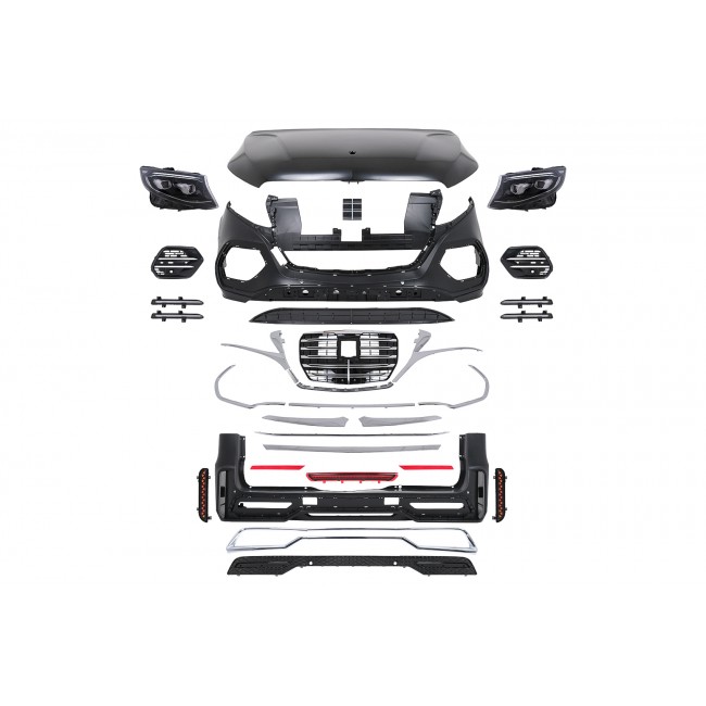 Complete Body Kit suitable for Mercedes V-Class W447 (2014-2023) Conversion to 2024 Design