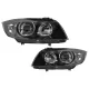 Angel Eyes Headlights suitable for BMW 3 Series E90 Sedan E91 Touring (03.2005-2011) Black