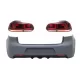 Rear Bumper with Taillights Full LED suitable for VW Golf VI (2008-2013) R20 Design Cherry Red (LHD and RHD)
