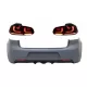 Rear Bumper with Taillights Full LED suitable for VW Golf VI (2008-2013) R20 Design Dynamic Sequential Turning Light (LHD and RHD)