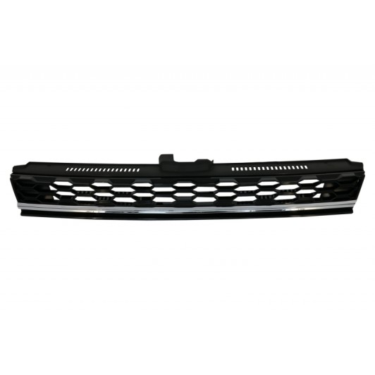 Central Badgeless Grille with LED Headlights Sequential Dynamic Turning Lights suitable for VW Golf 7.5 Facelift (2017-up) GTI Design Chrome