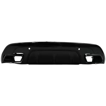 Rear Bumper Diffuser With Exhaust Tips suitable for Land Range Rover Velar SUV L560 (2017-up) Dynamic Look Piano Black