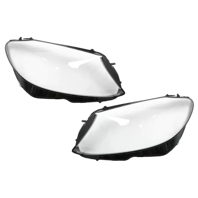 Headlights Lens Glasses suitable for Mercedes C-Class W205 Sedan S205 T-Model (2014-2018) Clear