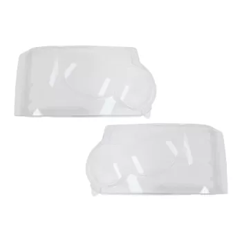 Headlights Lens Glasses suitable for Land Range Rover III Vogue L322 (2006-2009) Clear Glass Optics