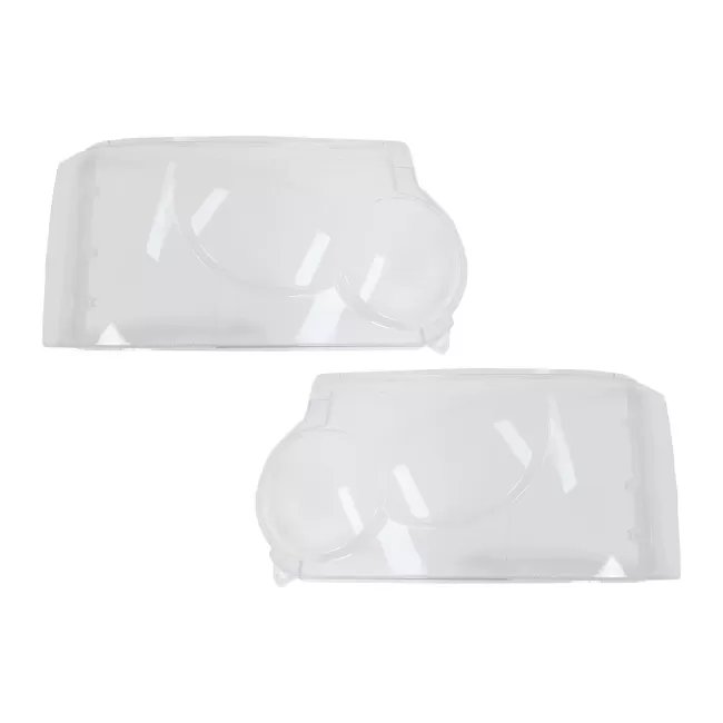 Headlights Lens Glasses suitable for Land Range Rover III Vogue L322 (2006-2009) Clear Glass Optics