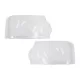Headlights Lens Glasses suitable for Land Range Rover III Vogue L322 (2006-2009) Clear Glass Optics