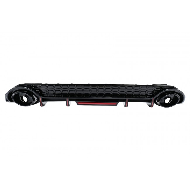 Rear Bumper Valance Diffuser suitable for Audi A3 8Y Hatchback S-Line S3 (2020-)