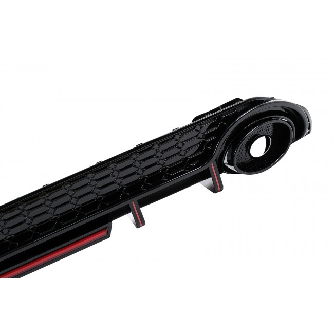 Rear Bumper Valance Diffuser suitable for Audi A3 8Y Hatchback S-Line S3 (2020-)