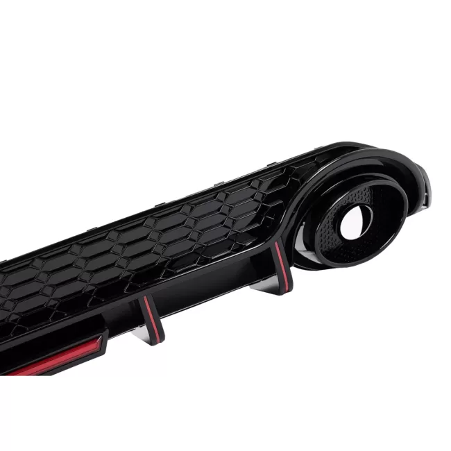 Rear Bumper Valance Diffuser suitable for Audi A3 8Y Sedan S-Line S3 (2020-)