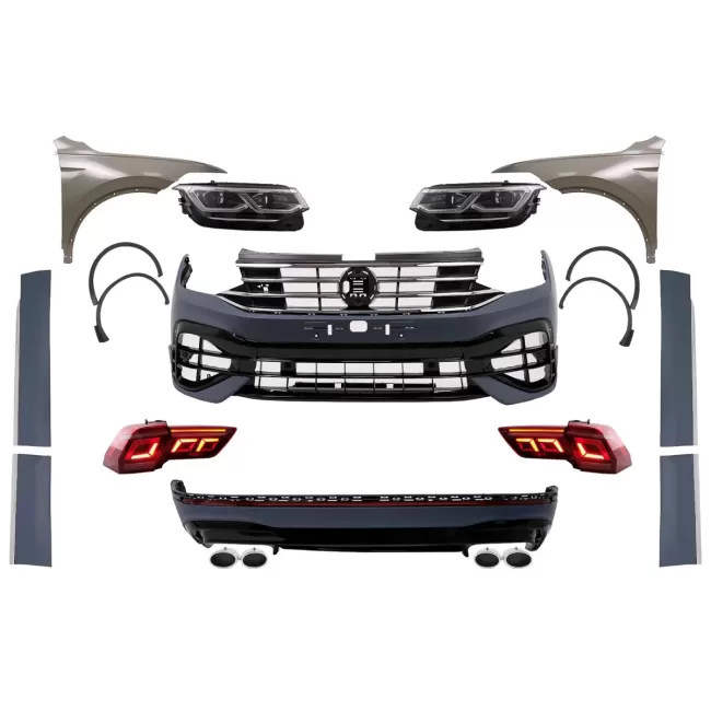 Body Kit suitable for VW Tiguan II Mk2 AD BW (2016-2019) Conversion to 2021 R Design