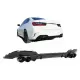 Rear Bumper Diffuser with Exhaust Tips suitable for BMW 3 Series G20 G28 Sedan G21 Touring (2018-06.2022) Black