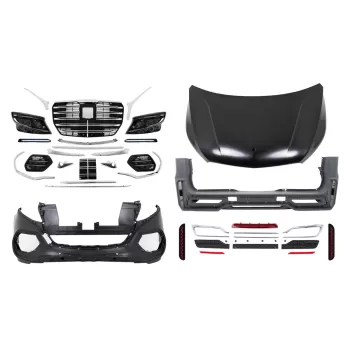 Complete Body Kit suitable for Mercedes Vito (2016-2023) Conversion to 2024 V Design