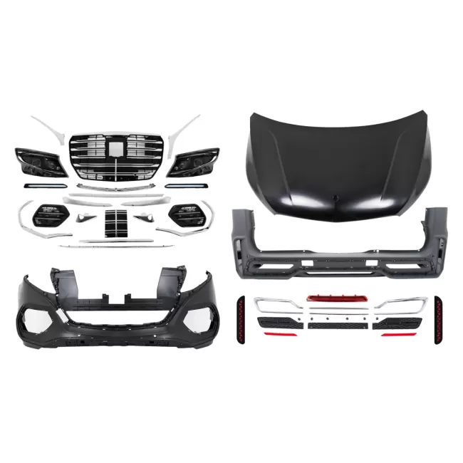 Complete Body Kit suitable for Mercedes Vito (2016-2023) Conversion to 2024 V Design