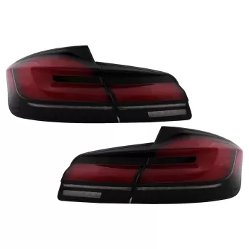 LED Taillights suitable for BMW 5 Series F10 (2011-2017) with Dynamic Sequential Turning Light Upgrade to LCI G30 Design