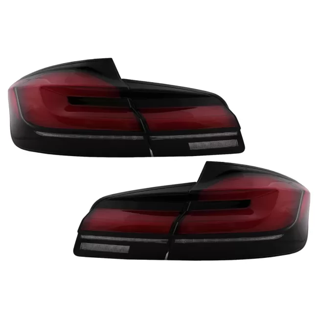 LED Taillights suitable for BMW 5 Series F10 (2011-2017) with Dynamic Sequential Turning Light Upgrade to LCI G30 Design