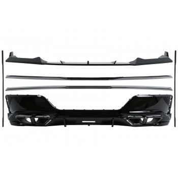 Aero Body Kit suitable for BMW 7 Series G70 M-Tech (2022-up) Black Knight Design Piano Black
