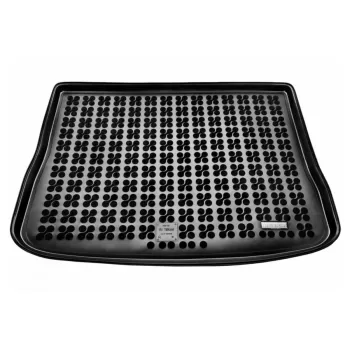 Rubber Trunk Mat Black suitable for VW Tiguan I (2007-2015) 5 Seats