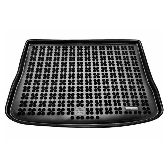 Rubber Trunk Mat Black suitable for VW Tiguan I (2007-2015) 5 Seats