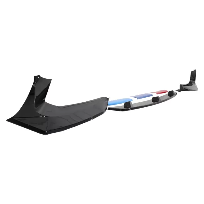 Front Bumper Spoiler suitable for BMW 5 Series G30 G31 Limousine Touring (2017-up) M5 Design Piano Black