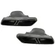 Exhaust Muffler Tips suitable for Mercedes E-Class W213 (2016-up) E63 S Design GLC SUV X253 GLC Coupe C253 (2015-2017) Black