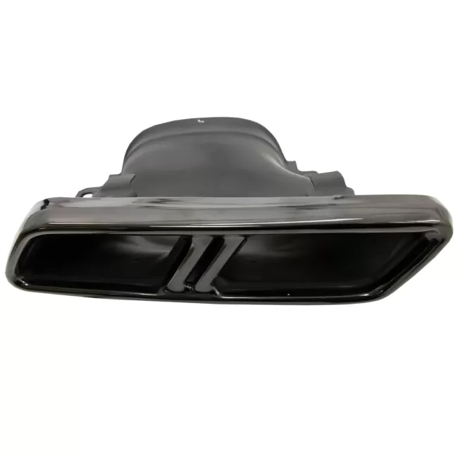 Exhaust Muffler Tips suitable for Mercedes E-Class W213 (2016-up) E63 S Design GLC SUV X253 GLC Coupe C253 (2015-2017) Black