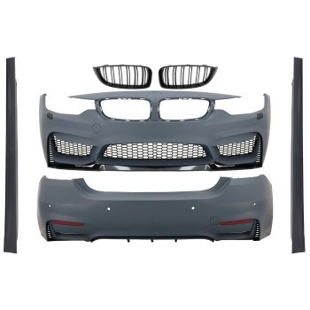 Body Kit with Central Grilles suitable for BMW 4 Series F36 Gran Coupe (2013-03.2019) M4 Look