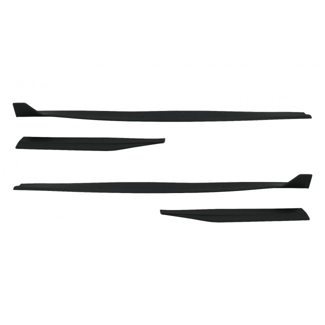 Side Skirts Extensions Splitters suitable for Ford Mustang Mk6 VI Sixth Generation (2015-2020) GT 500 Design Add-On