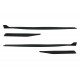 Side Skirts Extensions Splitters suitable for Ford Mustang Mk6 VI Sixth Generation (2015-2020) GT 500 Design Add-On