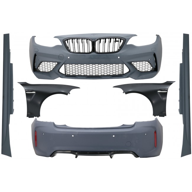 Body Kit suitable for BMW 2 Series F22 Coupe F23 Cabrio (2014-2017) M2C Design