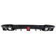 Rear Bumper Air Diffuser suitable for Mercedes E-Class W213 Sport Line (2016-2019) B Design