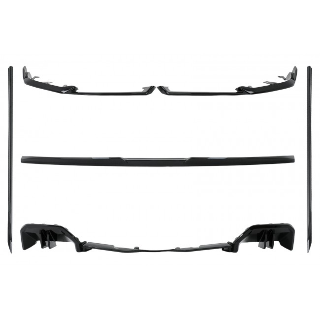 Aero Body Kit suitable for BMW 5 Series G60 M-Tech (2023-) Black Knight Design