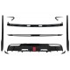 Aero Body Kit Extension suitable for Tesla Model 3 (2023-up) Bumper Lip Air Diffuser Piano Black