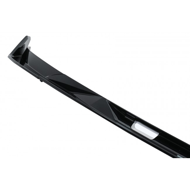 Aero Body Kit Extension suitable for Tesla Model 3 (2023-up) Bumper Lip Air Diffuser Piano Black