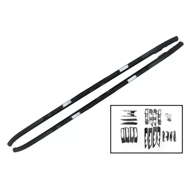 Decorative Roof Rails suitable for Land Range Rover Evoque L538 (2011-2018) Piano Black