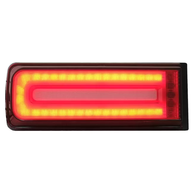 LED Taillights Light Bar suitable for Mercedes G-Class W463 (2008-2017) Facelift 2018 Design Dynamic Sequential Turning Lights Smoke Red