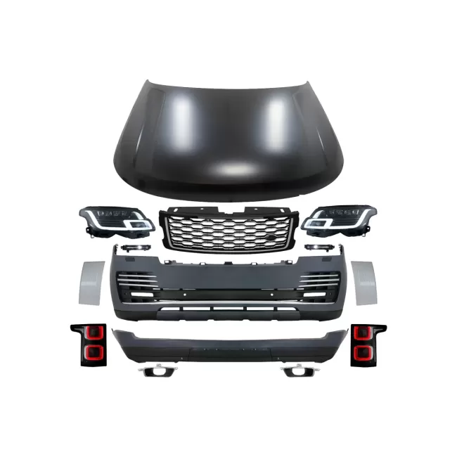 Complete Conversion Body Kit suitable for Land Rover Range Rover IV Vogue SUV L405 (2013-2017) to 2018 Model
