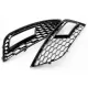 Fog Lamp Covers suitable for Audi A4 B8 Facelift (2012-2015) RS4 Design Black