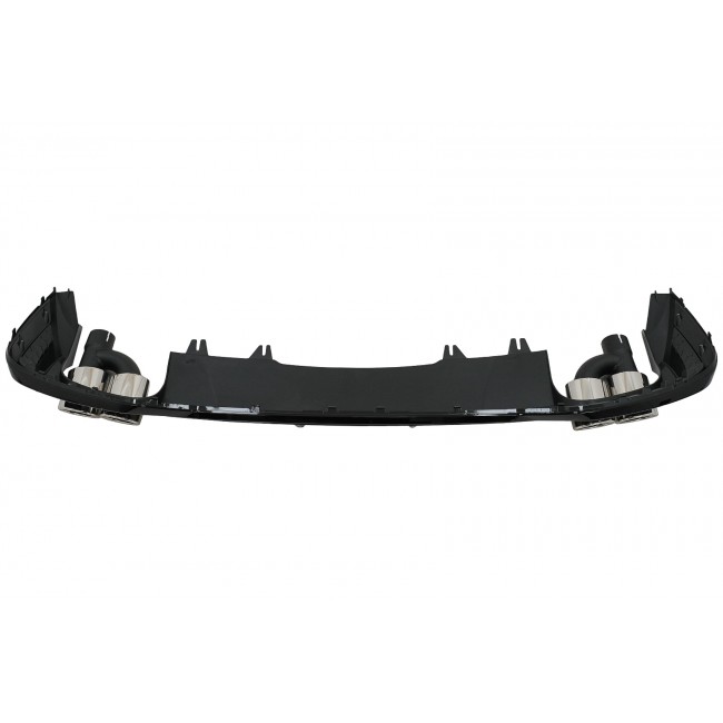 Rear Bumper Valance Air Diffuser suitable for Audi A5 F5 Facelift S-Line (2020-Up) Piano Black