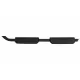 Running Boards Side Steps suitable for Land Rover Defender L663 110 (2020-up) Black Edition