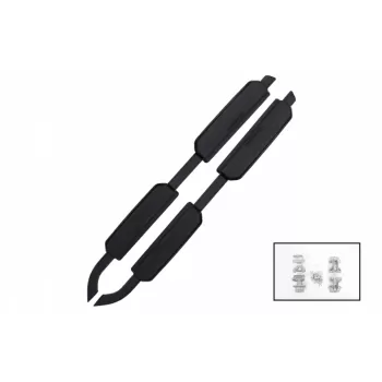 Running Boards Side Steps suitable for Land Rover Defender L663 110 (2020-up) Black Edition