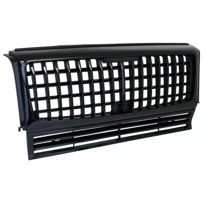 Front Grille suitable for Mercedes G-Class W463 (1990-2017) GT-R Panamericana Vertical Exclusive Design Piano Black