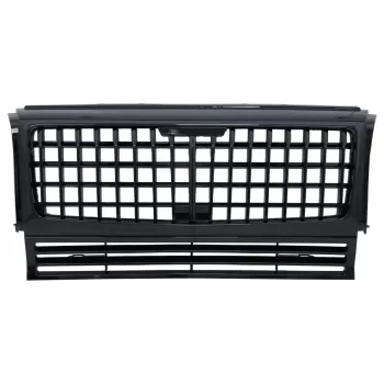Front Grille suitable for Mercedes G-Class W463 (1990-2017) GT-R Panamericana Vertical Exclusive Design Piano Black