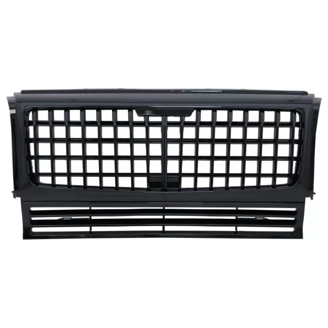 Front Grille suitable for Mercedes G-Class W463 (1990-2017) GT-R Panamericana Vertical Exclusive Design Piano Black