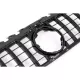 Central Grille suitable for Mercedes A-Class W177 Hatchback V177 Sedan (04.2018-2022) GT-R Panamericana Design All Black