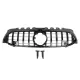 Central Grille suitable for Mercedes A-Class W177 Hatchback V177 Sedan (04.2018-2022) GT-R Panamericana Design All Black