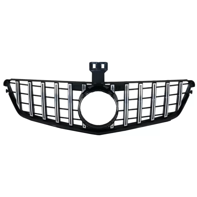 Front Grille suitable for Mercedes C-Class W204 S204 Limousine Station Wagon (2007-2014) GT-R Panamericana Design Chrom